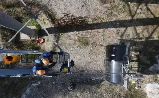 Ilgaz Dağı'nda kayak sezonu öncesi kurtarma tatbikatı yapıldı