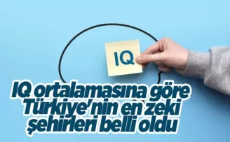 IQ ortalamasına göre Türkiye’nin en zeki şehirleri belli oldu