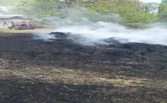 İskilip’te 150 balya saman yandı