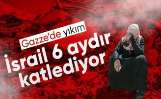 İsrail, abluka altındaki Gazze Şeridi’ne 6 aydır ölüm yağdırıyor