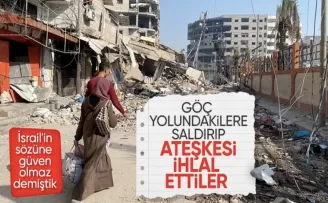 İsrail ordusu, Gazze’nin kuzeyine dönmeye çalışan Filistinlilere ateş açtı