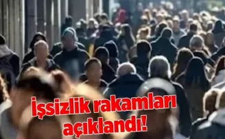 İşsizlik rakamları açıklandı!