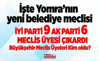 İşte Yomra’nın yeni belediye meclisi