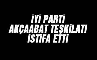 İYİ Parti Akçaabat görevi bıraktı!  