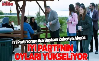 İYİ PARTİ’NİN OYLARI YÜKSELİYOR