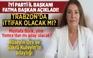 İYİ Parti Trabzon İl Başkanı açıkladı! Trabzon’da ittifak olacak mı?