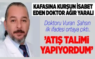 Kafasına kurşun isabet eden doktor ölüm kalım savaşa veriyor