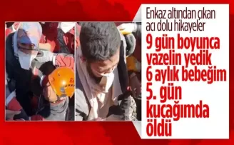 Kahramanmaraş’ta acı hikaye: 6 aylık oğlum kucağımızda vefat etti