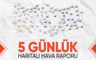 Kar yurda giriş yaptı! Meteoroloji 5 günlük hava tahmini raporunu paylaştı
