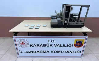 Karabük'te 120 makaron ele geçirildi
