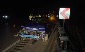 Karabük’te 4 otomobilin karıştığı zincirleme kaza hasara neden oldu