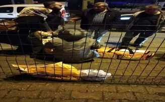 Karabük'te motosiklet yayaya çarptı, 2 kişi yaralandı