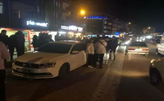 Karabük'te otomobilin çarptığı yaya yaralandı