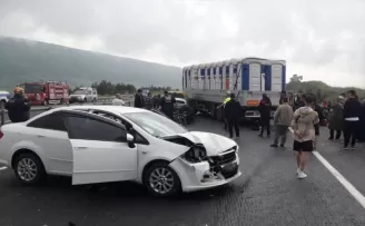 Karabük’te zincirleme trafik kazasında 4’ü çocuk 10 kişi yaralandı