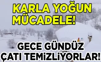 Karla Mücadele: Çatılarda Temizlik Seferberliği