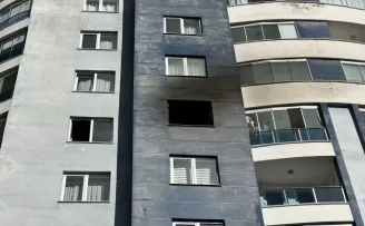 Kastamonu’da 10 katlı binada çıkan yangın söndürüldü