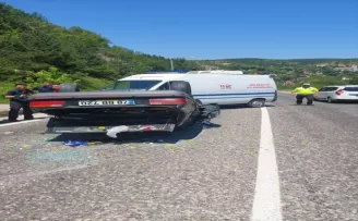 Kastamonu’da devrilen otomobilin sürücüsü yaralandı