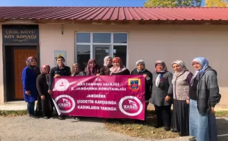 Kastamonu’da köy kadınlarına KADES uygulaması tanıtıldı