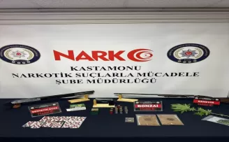 Kastamonu’da uyuşturucu operasyonunda bir zanlı tutuklandı