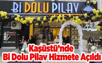 Kaşüstü’nde “Bi Dolu Pilav” Hizmete Açıldı