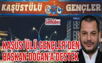 Kaşüstülü Gençler’den  Başkan Doğan’a destek