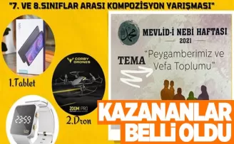 Kazananlar belli oldu