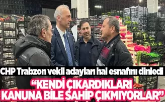 “KENDİ ÇIKARDIKLARI KANUNA BİLE SAHİP ÇIKMIYORLAR”