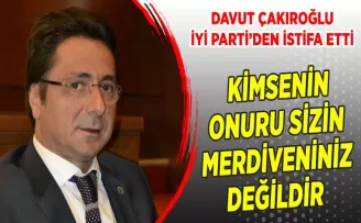 Kimsenin onuru sizin merdiveniniz değil...