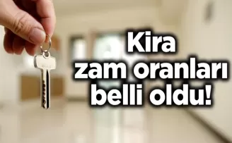 Kira zam oranları belli oldu!