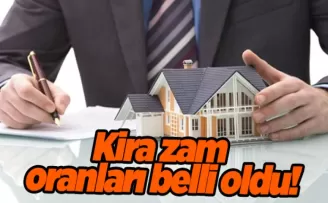 Kira zam oranları belli oldu!