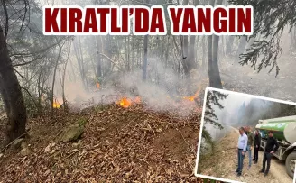 Kıratlı’da yangın