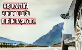 Kış lastiği zorunluluğu bugün başlıyor