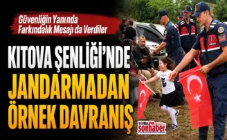 Kıtova Şenliği’nde  Jandarmadan Örnek Davranış