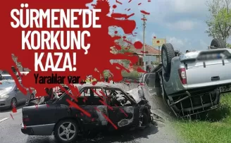 Korkunç kaza yaralılar var!