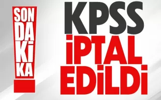 KPSS iptal edildi