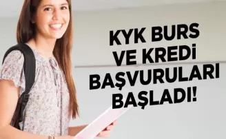 KYK Burs ve Kredi Başvuruları Başladı