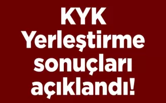KYK Yerleştirme sonuçları açıklandı! 