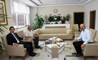 Ladik Belediye Başkan’ı Topal’a Kaymakamdan Orhan’dan ziyaret