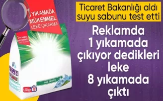’Lekeler tek yıkamada geçer’ diyen deterjan markasına 2,2 milyon lira ceza