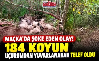 MAÇKA’DA ŞOKE EDEN OLAY! 