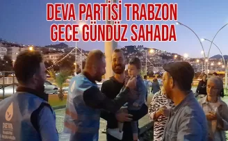 MAVİ YELEKLİLER GECE - GÜNDÜZ  ÇALIŞIYOR