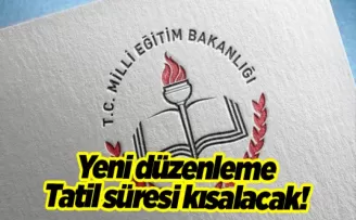MEB’den yeni düzenleme! Tatil süresi kısalacak, okul süresi artacak