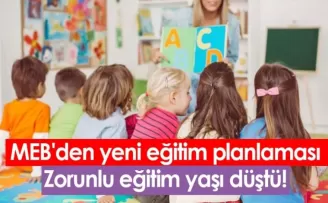 MEB'den yeni eğitim planlaması: Zorunlu eğitim yaşı düştü