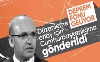 Mehmet Şimşek: Deprem fonunun faaliyete geçmesi için son aşamaya gelindi