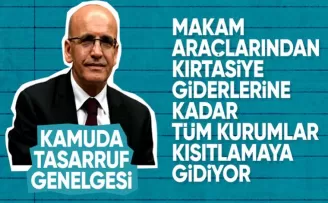Mehmet Şimşek’ten kamu kurumlarına tasarruf genelgesi