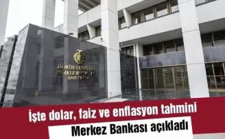 Merkez Bankası açıkladı: İşte dolar, faiz ve enflasyon tahmini