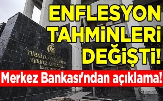 Merkez Bankası’ndan açıklama: Yıl sonu enflasyon tahmini değişti