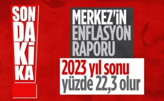 Merkez Bankası'nın yıl sonu enflasyon tahmini: Yüzde 22,3