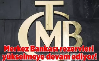 Merkez Bankası rezervleri yükselmeye devam ediyor!