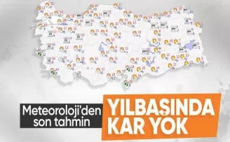 Meteoroloji duyurdu! Yılbaşında kar yağışı beklenmiyor